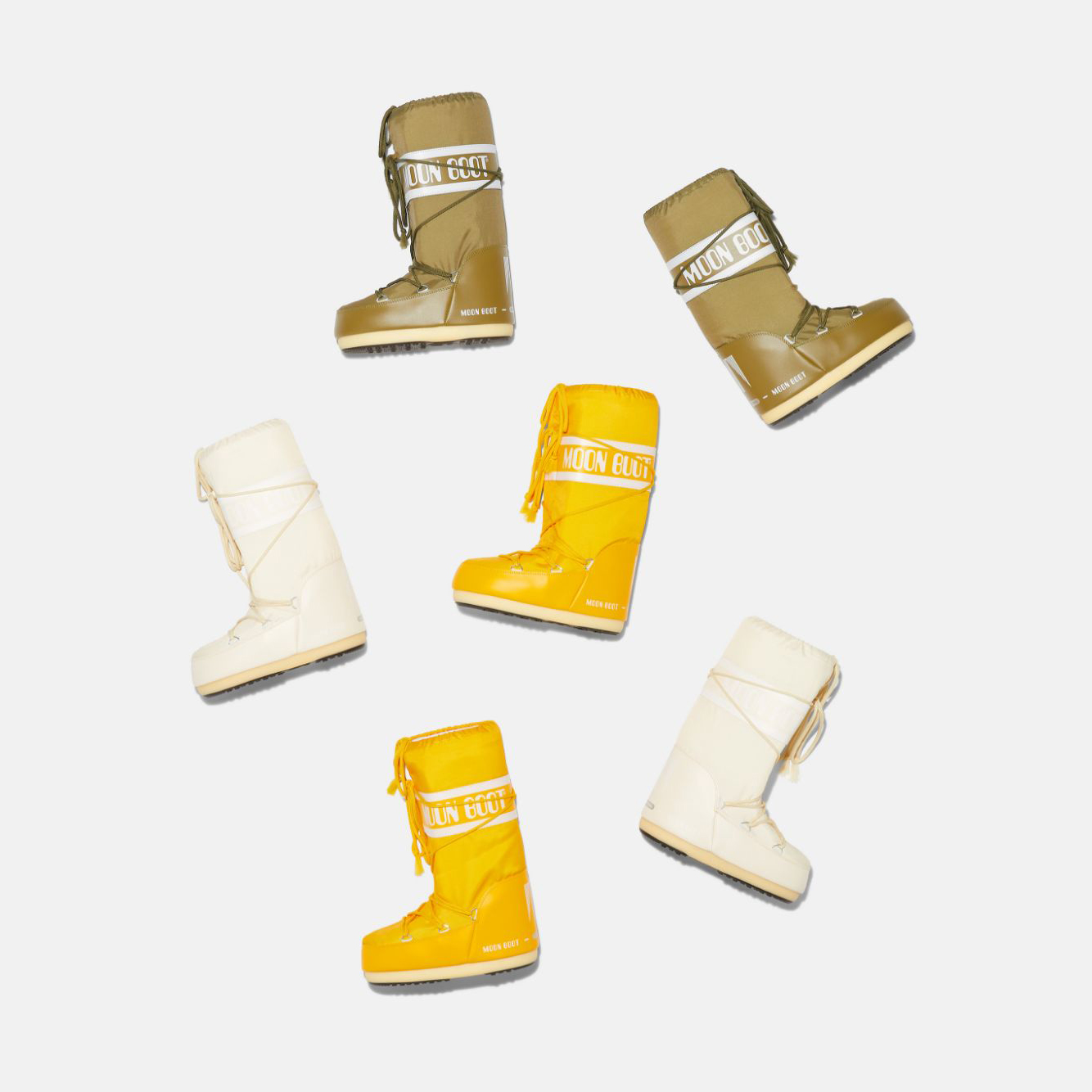 Moon Boot® Icon Junior Vinterstøvler Barn Gul NO-851296